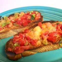 Bruschetta (With or Without Cheese) recipe