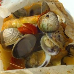 Oven Seafood Bake (Pesce Al Cartoccio) recipe