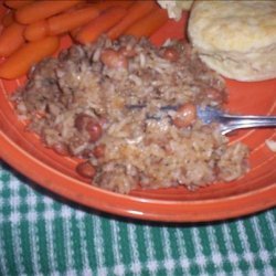 Cajun Style Beef and Beans recipe