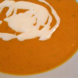 Red Lentil, Carrot and Roasted Red Pepper Soup recipe