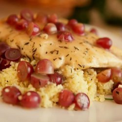 Herbed Chicken with Grapes recipe
