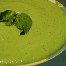 Chilled (Canned or Fresh) Pea and Mint Soup recipe