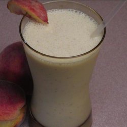 Peaches and Cream Milkshake recipe