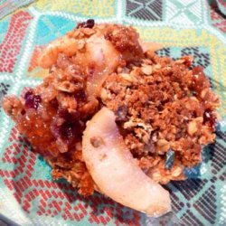 Pear Cranberry Crumble recipe