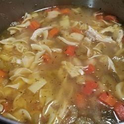Cold-Busting Ginger Chicken Noodle Soup recipe