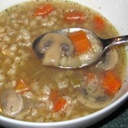 Dilled Vegetable Barley Soup recipe