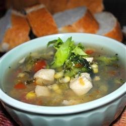 Meghan and Jenn's Veggie, Chicken and Herb Soup recipe