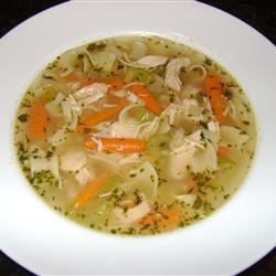 Chicken Soup with Drop-In Noodles recipe