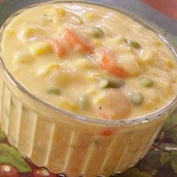 Vegetable Cheesy Soup recipe