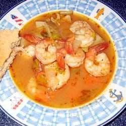 Hot-and-Sour Prawn Soup with Lemon Grass recipe