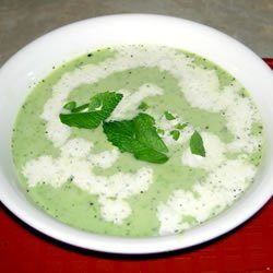 Green Pea and Mint Soup recipe