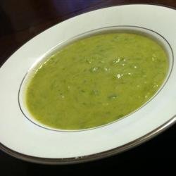 Spicy Cream of Asparagus Soup recipe
