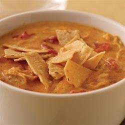 Cheesy Tortilla Soup recipe