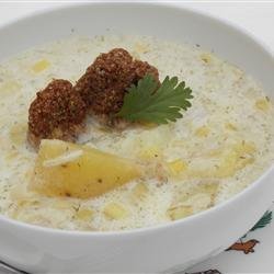 Dilled Potato Leek Chowder recipe