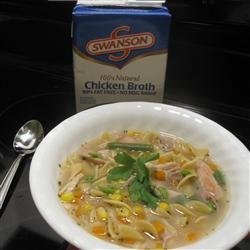 Chicken Noodle and Vegetable Soup recipe