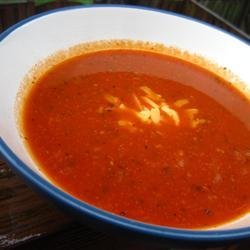 Smoked Chipotle Tomato Basil Soup recipe
