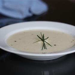 Creamy Cauliflower and Asiago Soup recipe