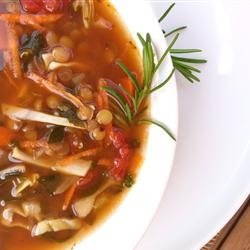 Hearty Lentil and Sausage Soup recipe