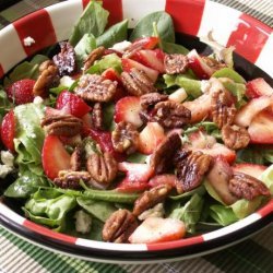 Strawberry and Boursin Spinach Salad recipe