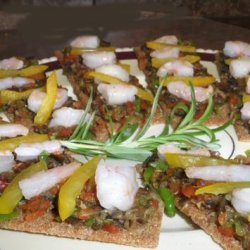 Prawn Appie on Crackers - for 2 recipe