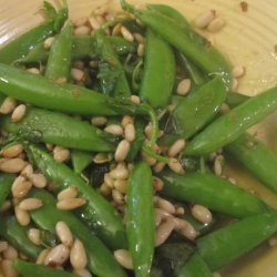 Sugar Snap Peas With Pine Nuts recipe