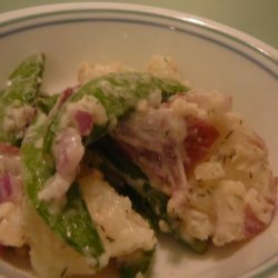 Sugar Snap Potato Salad recipe