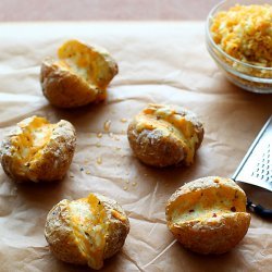 Cheesy Baked Potatoes recipe