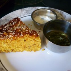 Ondhwa or Handvoh - Spicy Lentil Cake recipe