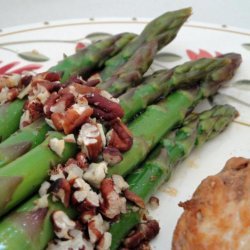 Chilled Asparagus With Pecans recipe