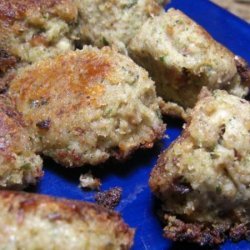 Turkey Croquettes With Mushroom-Rosemary Gravy recipe