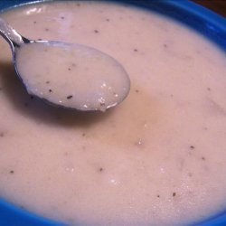 Easy Creamy & Brothy Potato Soup recipe