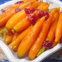 Cranberry Glazed Baby Carrots recipe