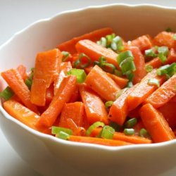 Honey-Glazed Carrots With Green Onions recipe