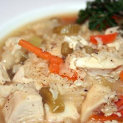 Chicken Soup With Rice  or Noodles recipe