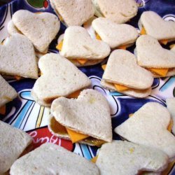 Cheddar and Chutney on Brioche Tea Sandwiches recipe