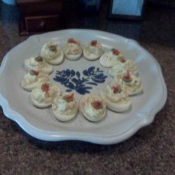 Deviled Eggs With Olives recipe