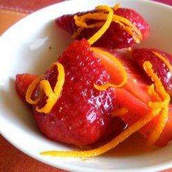 Peppered Strawberries recipe