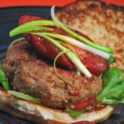 Teriyaki Salmon Burger recipe