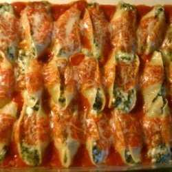 Spinach and Cheese Stuffed Shells recipe
