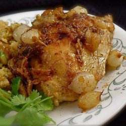 Chicken W/ Caramelized Baby Onions & Honey (Djaj Bil Assal) recipe
