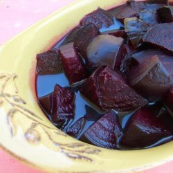 Roasted Beets in Gingered Syrup recipe