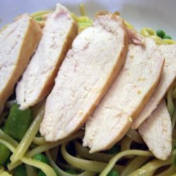 Linguine With Chicken and Caribbean Sauce recipe