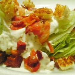 Lettuce Boats With Bleu Cheese and Bacon recipe