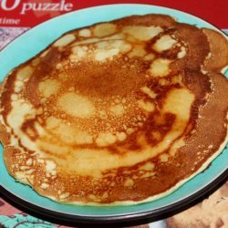 Fluffy Buttermilk Pancakes Via RealMomKitchen.com recipe