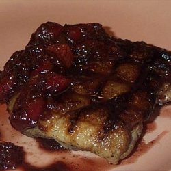 Seared Duck Breasts With Cherry Rhubarb Chutney recipe