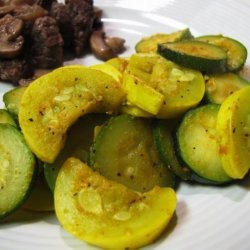Country Stir-Fried Yellow and Zucchini Squash recipe