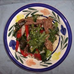 Gingery Beef Strips recipe