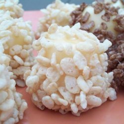 Caramel Dipped Marshmallow Krispies recipe