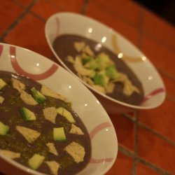 Black Bean and Salsa Soup recipe