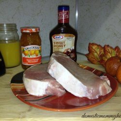 Sweet and Spicy Pork Chops recipe
